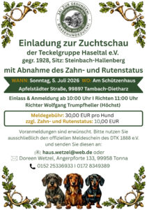 Zuchtschauflyer Haseltal